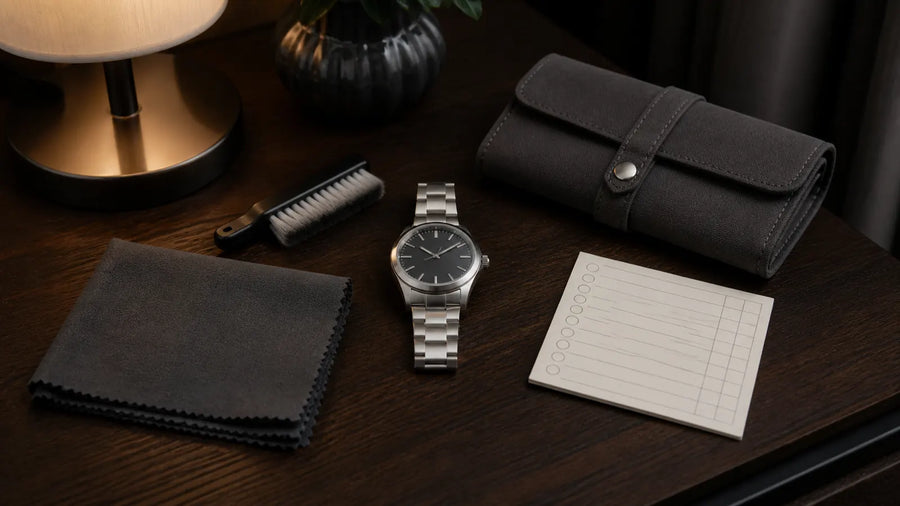 The Five-Minute Daily and Weekly Watch-Care Routine — editorial image