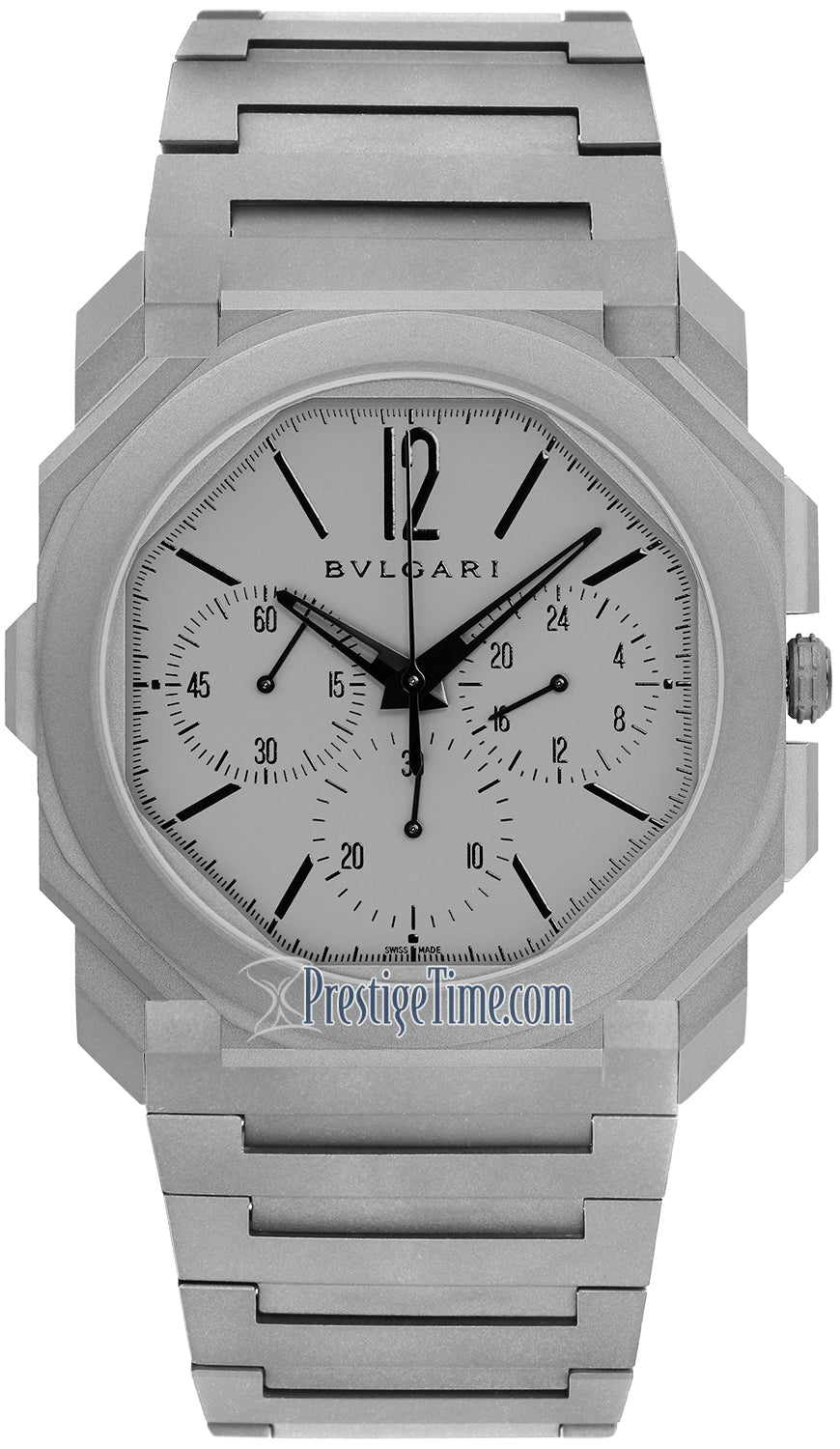 Bulgari Octo Finissimo Chronograph GMT Automatic 103068 - front view