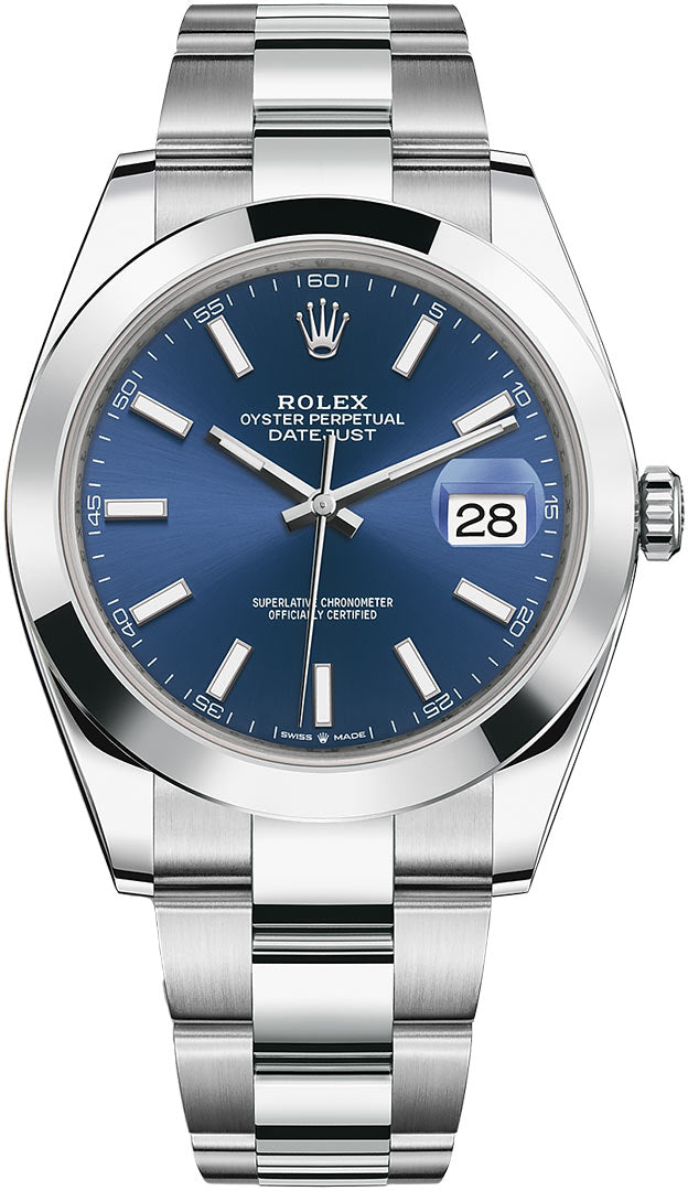 Rolex Datejust 41mm Stainless Steel 126300 - front view