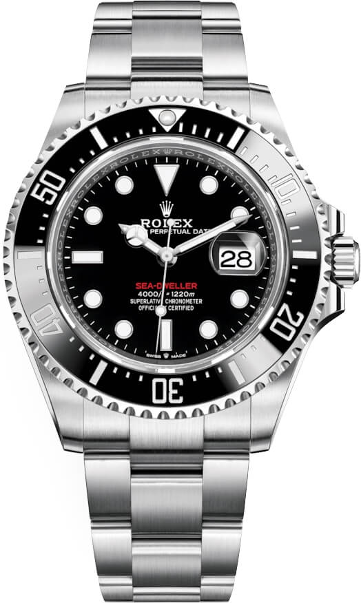 Rolex Sea Dweller 43mm 126600 - front view