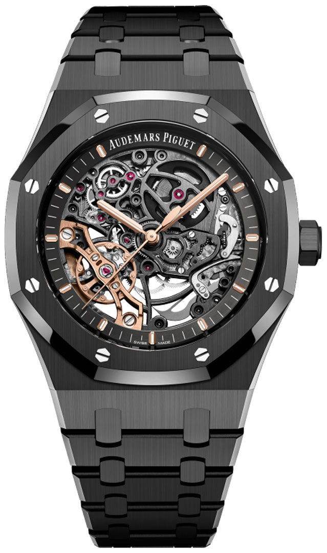 Audemars Piguet Royal Oak Double Balance Wheel Openworked 41mm 15416ce.oo.1225ce.01 - front view