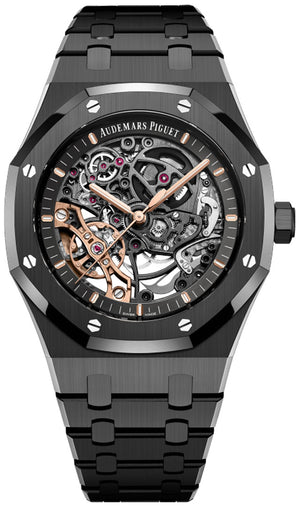 Audemars Piguet Royal Oak Double Balance Wheel Openworked 41mm 15416ce.oo.1225ce.01 - front view