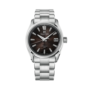 Grand Seiko E9 "Lake Suwa at Night" Spring Drive UFA Titanium 40mm - Black on Bracelet SLGB007 - front view