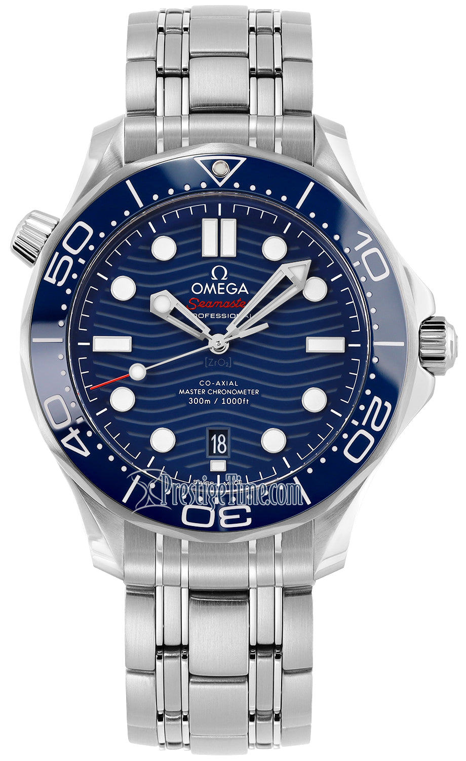 Omega Seamaster Diver 300m Co-Axial Master Chronometer 42mm 210.30.42.20.03.001 - front view