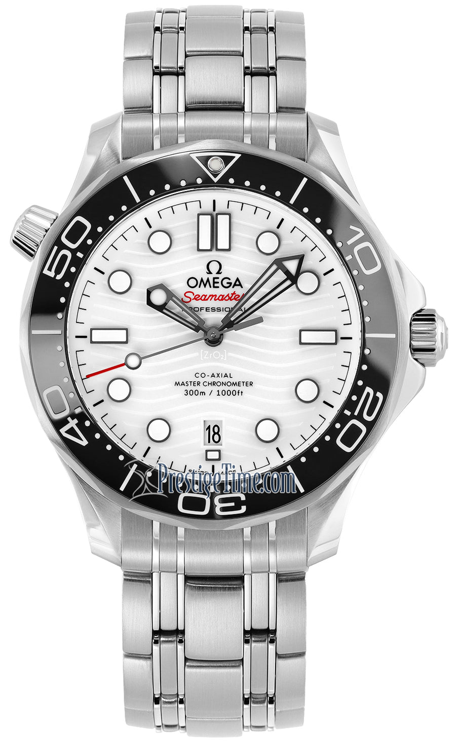 Omega Seamaster Diver 300m Co-Axial Master Chronometer 42mm 210.30.42.20.04.001 - front view