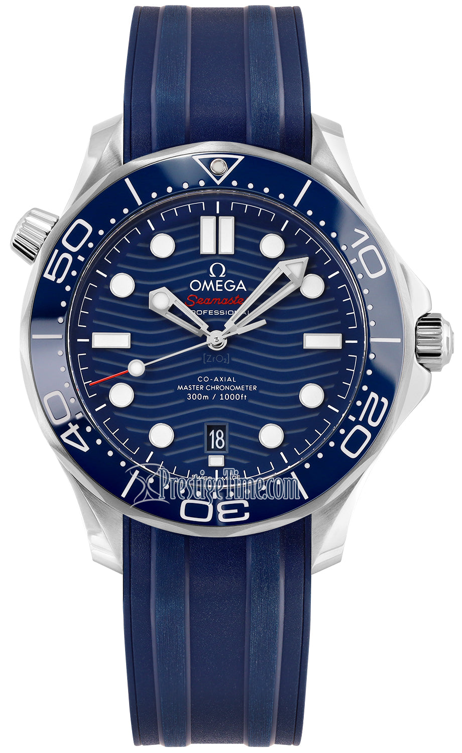 Omega Seamaster Diver 300m Co-Axial Master Chronometer 42mm 210.32.42.20.03.001 - front view
