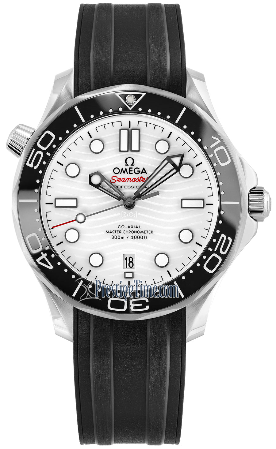 Omega Seamaster Diver 300m Co-Axial Master Chronometer 42mm 210.32.42.20.04.001 - front view