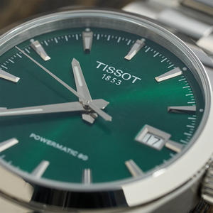 Tissot Gentleman 38mm - Green on Bracelet T1658071109100 - caseback