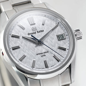 Grand Seiko Evolution 9 Spring Drive UFA HI-Ti 37mm - Blue on Bracelet SLGB003 - bracelet and clasp