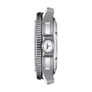 Tissot Seastar 2000 Professional Powermatic 80 46mm - Black on Rubber Strap T120.607.17.441.00 - dial detail