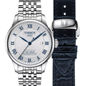 Tissot Le Locle Automatique Gent 20th Anniversary 39.3mm - Silver on Bracelet T0064071103303 - bracelet and clasp