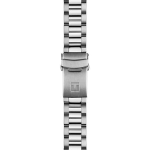 Tissot Seastar 1000 GMT Quartz 40mm - Black w/ Green/Black Bezel on Bracelet T1208521105100 - wrist view
