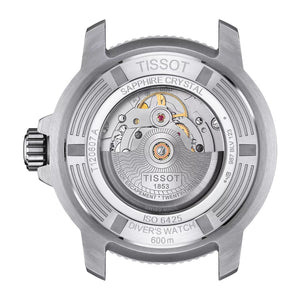 Tissot Seastar 2000 Professional Powermatic 80 46mm - Black on Rubber Strap T120.607.17.441.00 - caseback