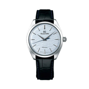 Grand Seiko "Omiwatari" Elegance Spring Drive 38.5mm - Blue on Leather Strap SBGY007 - front view
