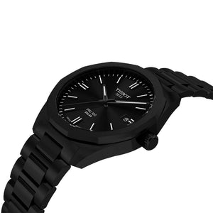 Tissot PRC 100 Solar Quartz 39mm - Black on Bracelet T1514223305100 - caseback