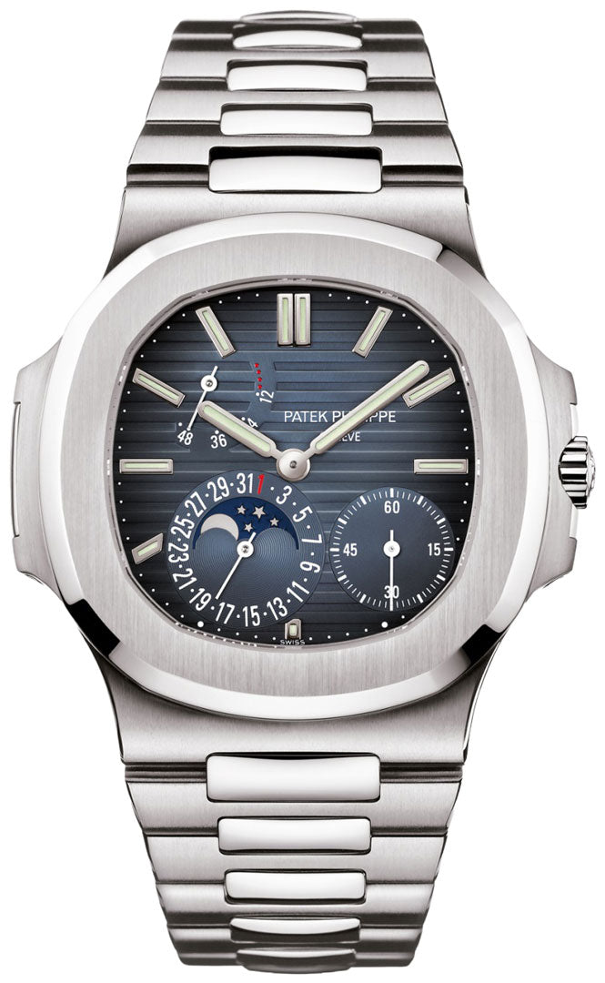 Patek Philippe Nautilus Date Moonphase Power Reserve 5712/1A-001 - front view