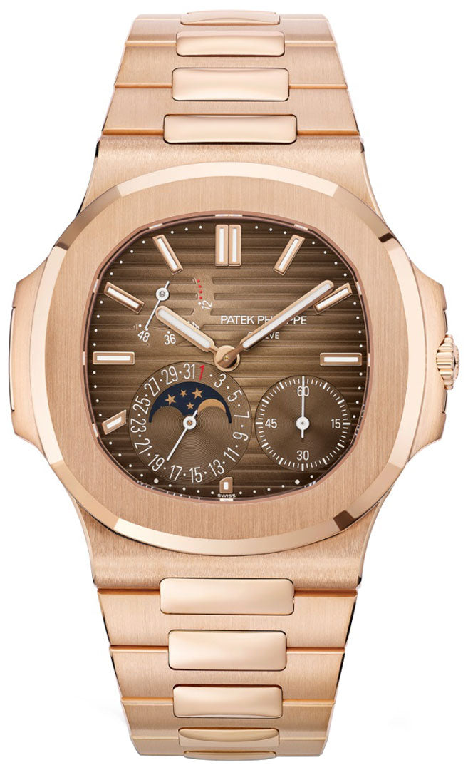 Patek Philippe Nautilus Date Moonphase Power Reserve 5712/1R-001 - front view