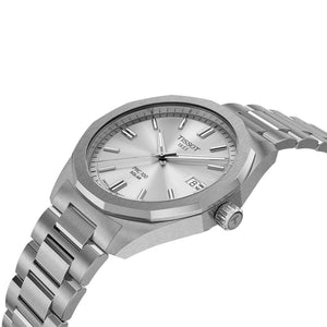 Tissot PRC 100 Solar Quartz 39mm - Silver on Bracelet T1514221103100 - caseback