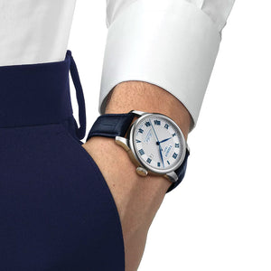 Tissot Le Locle Automatique Gent 20th Anniversary 39.3mm - Silver on Bracelet T0064071103303 - dial detail