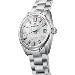 Grand Seiko E9 "White Birch" Hi-Beat Ever-Brilliant Steel 40mm - White on Bracelet SLGH031 - caseback