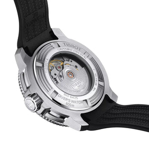 Tissot Seastar 2000 Professional Powermatic 80 46mm - Black on Rubber Strap T120.607.17.441.00 - case profile