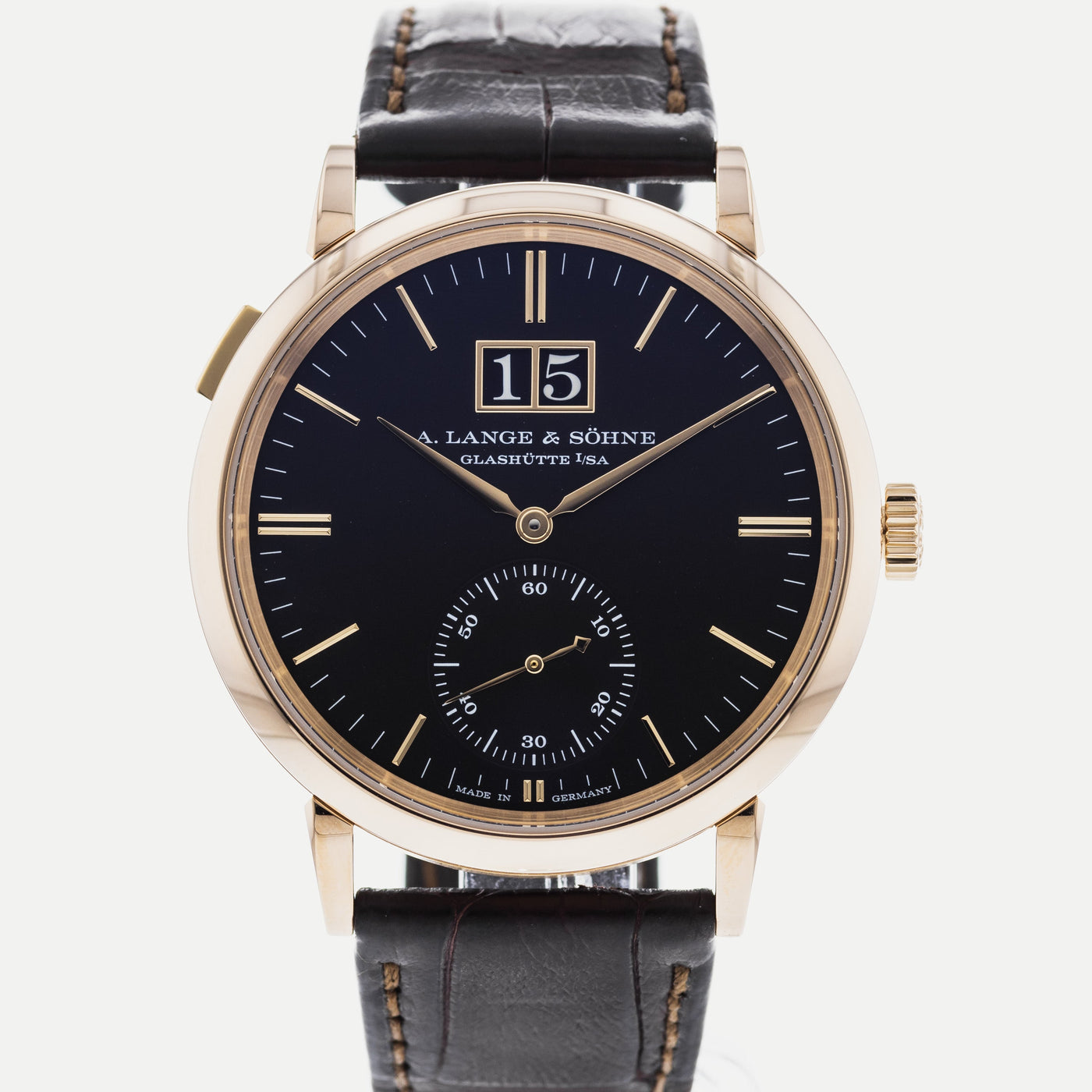 A. Lange & Söhne A. Lange & Sohne Saxonia Outsize Date 381.031 - front view
