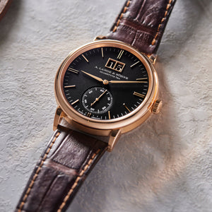 A. Lange & Söhne A. Lange & Sohne Saxonia Outsize Date 381.031 - dial detail