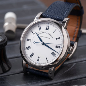 A. Lange & Söhne Richard Lange 'Boutique Edition' watchmaking - dial detail