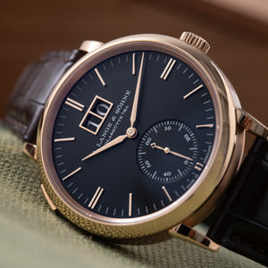 A. Lange & Söhne Saxonia Big Date Where - dial detail