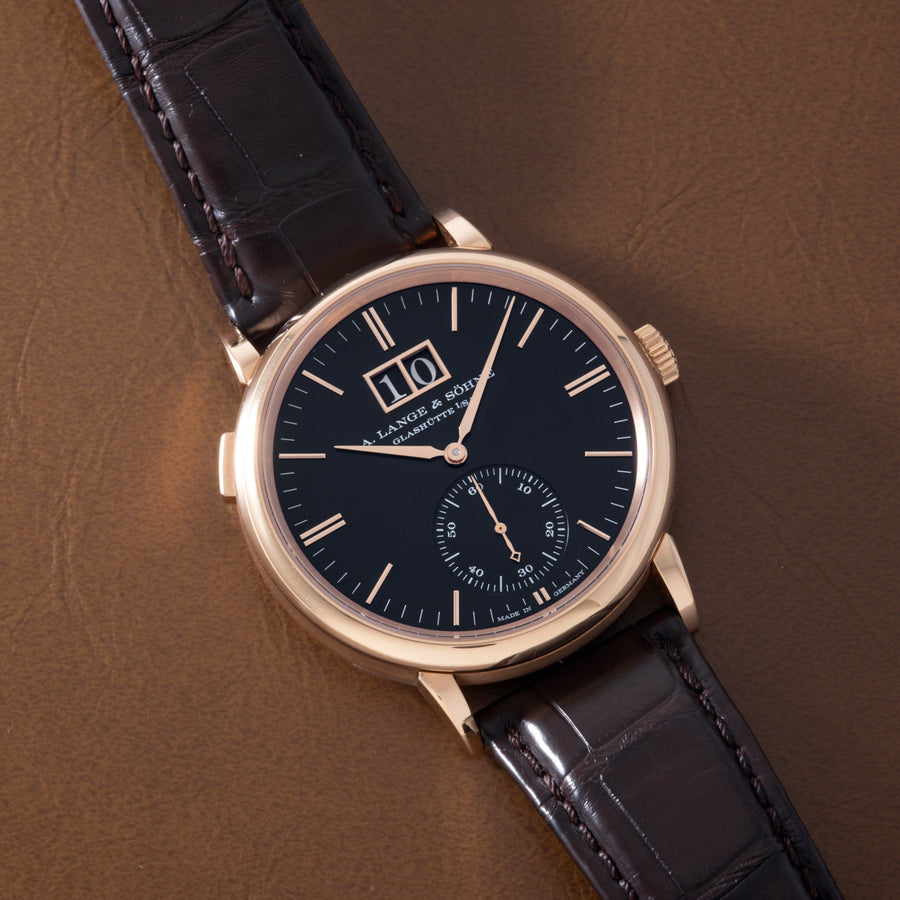 A. Lange & Söhne Saxonia Big Date Where - front view