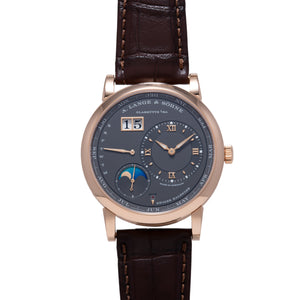 A. Lange & Söhne A.Lange & Söhne Lange 1 Perpetual Calendar watchmaking - three-quarter view