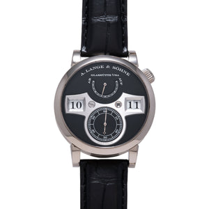 A. Lange & Söhne A.Lange & Söhne Zeitwerk watches - three-quarter view