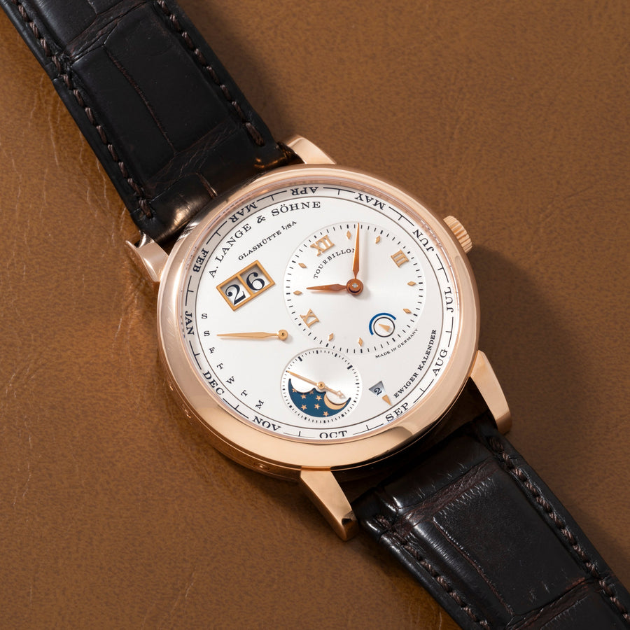 A. Lange & Söhne Lange 1 Tourbillon Perpetual Calendar wristwatch - front view