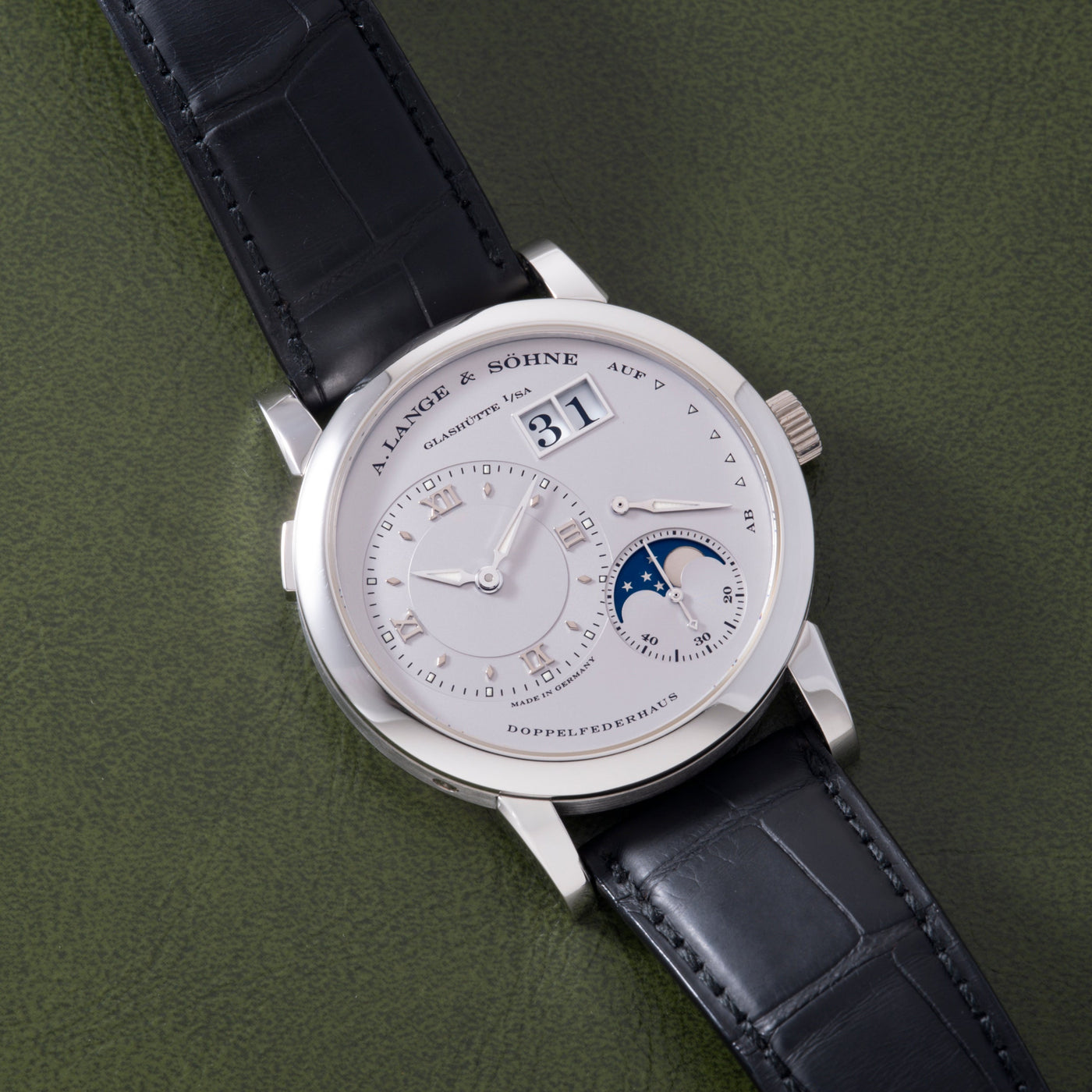 A. Lange & Söhne Lange 1 Moonphase watches - front view