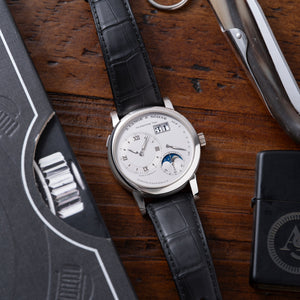 A. Lange & Söhne Lange 1 Moonphase watches - dial detail