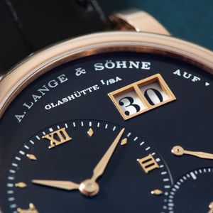 A. Lange & Söhne Lange 1 watch - dial detail