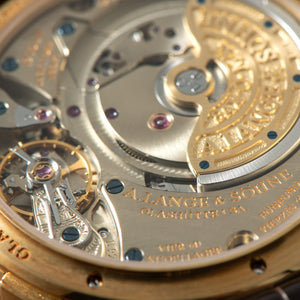 A. Lange & Söhne A.Lange & Söhne Langematik watchmaking - wrist view