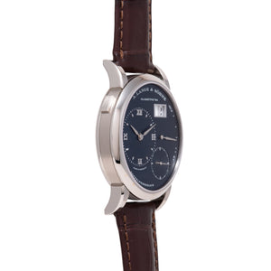 A. Lange & Söhne Lange 1 'Prussian Blue' 191.028 - caseback