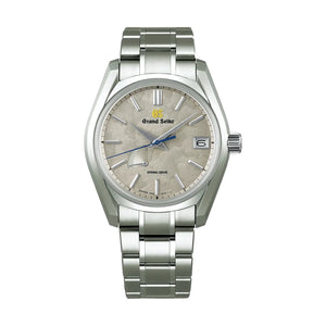 Grand Seiko "Winter Taisetsu" Heritage Spring Drive 40mm - Grey on Bracelet SBGA415 - front view