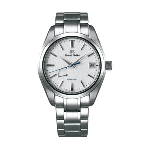Grand Seiko "Snowflake" Heritage Spring Drive 41mm - White on Bracelet SBGA211 - front view