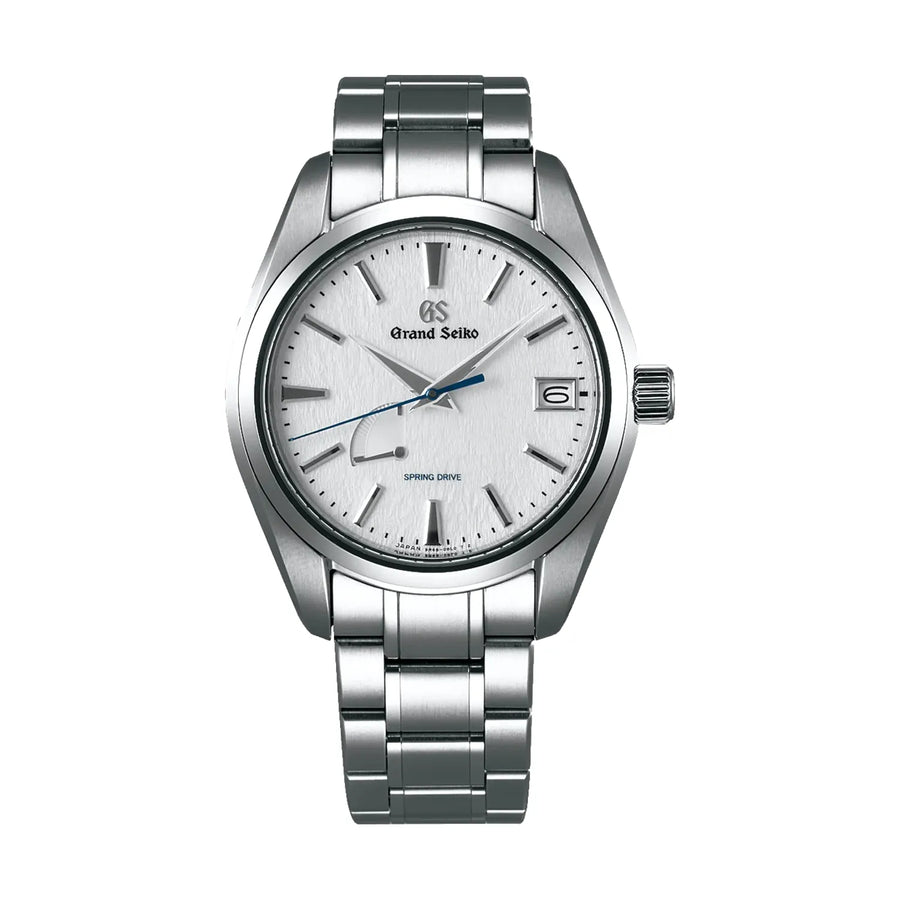 Grand Seiko "Snowflake" Heritage Spring Drive 41mm - White on Bracelet SBGA211 - front view