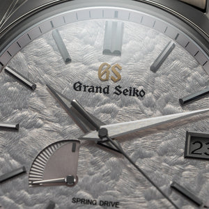 Grand Seiko "Spring Shunbun" Heritage Spring Drive 40mm - Pink on Bracelet SBGA413 - caseback