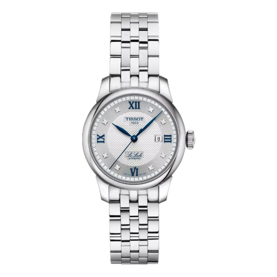 Tissot Le Locle Automatique Lady 20th Anniversary 29mm - Silver on Bracelet T0062071103601 - front view