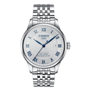 Tissot Le Locle Automatique Gent 20th Anniversary 39.3mm - Silver on Bracelet T0064071103303 - front view
