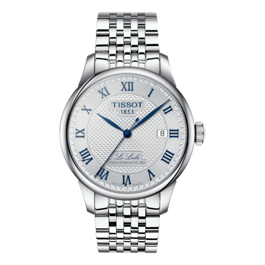 Tissot Le Locle Automatique Gent 20th Anniversary 39.3mm - Silver on Bracelet T0064071103303 - front view