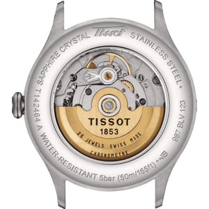 Tissot Heritage 1938 COSC Anthracite 39mm - Anthracite on Leather Strap T1424641606200 - bracelet and clasp