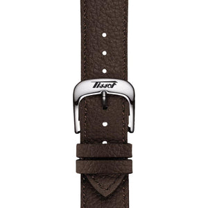 Tissot Heritage 1938 COSC Anthracite 39mm - Anthracite on Leather Strap T1424641606200 - dial detail