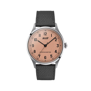 Tissot Heritage 1938 COSC 39mm - Salmon on Leather Strap T1424641633200 - front view