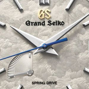 Grand Seiko "Winter Taisetsu" Heritage Spring Drive 40mm - Grey on Bracelet SBGA415 - caseback