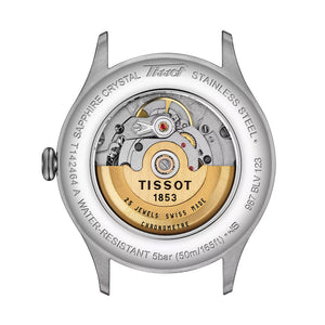 Tissot Heritage 1938 COSC 39mm - Salmon on Leather Strap T1424641633200 - dial detail